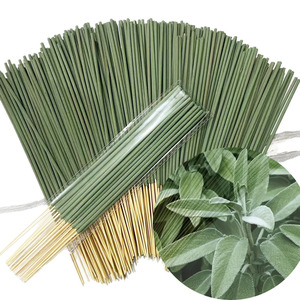 Vente en gros usine – Encens de sauge blanche aromatique en bois de 22 cm – Saison automne & été – Plus la quantité, plus le prix avantageux - Product Image 5