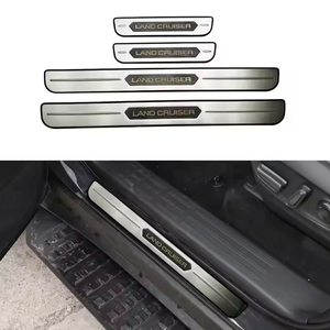 Moldura Protectora de Alta Calidad para el Umbral de la Puerta, Compatible con Toyota Land Cruiser Prado J250 LC250 2024, Acero Inoxidable - Product Image 5