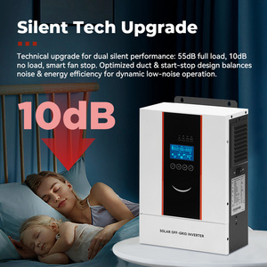 מחיר מפעל 1200W 12V ממיר סולארי היברידי חד-סטרינגי 208V-240V גל סינוס טהור לשימוש ביתי 90% יעילות - Product Image 6