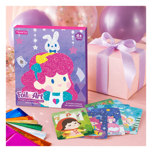 Kit de Actividades de Colorear con Lámina Metálica, Juego de Manualidades con Diseño de Castillo para Niñas, Sin Pantalla, Regalo de Viaje, Suministro de Juguetes - Product Image 1