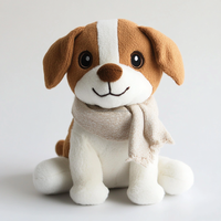 Jouets en peluche pour chien en coton PP super doux personnalisés - Idée cadeau idéale avec emballage en sac OPP