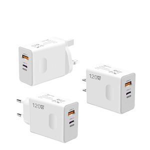 Chargeur mural USB 25W double port USB-A USB-C PD QC3.0, adaptateur de charge rapide pour téléphone, tablette, ordinateur portable - Product Image 1