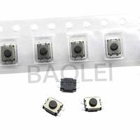 Interrupteur Tactile Miniature SMD 3x4x2.0 à Quatre Broches, Interrupteur à Bouton Poussoir Miniature 3*4*2.5mm Sans Pilier Type Tortue à Deux Broches