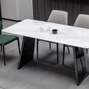 Rising Top Quality Oval Home <span class=keywords><strong>Furniture</strong></span> Comedor Juego Mesa de mesa de comedor de mármol blanco moderno para Villa <span class=keywords><strong>Casa</strong></span> de lujo - Product Image 3