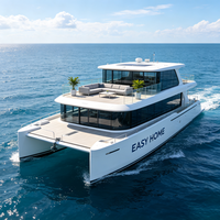 Maison flottante modulaire sur mesure, villa flottante pour divertissements aquatiques