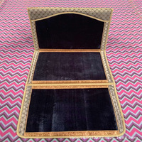 Tapis de mosquée de luxe islam moyen-orient musulman vers couverture musulmane tapis de prière pliable tapis de dossier avec dossier