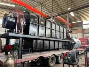 Four de carbonisation à pyrolyse en acier inoxydable entièrement automatique à moteur continu à prix compétitif - Product Image 4