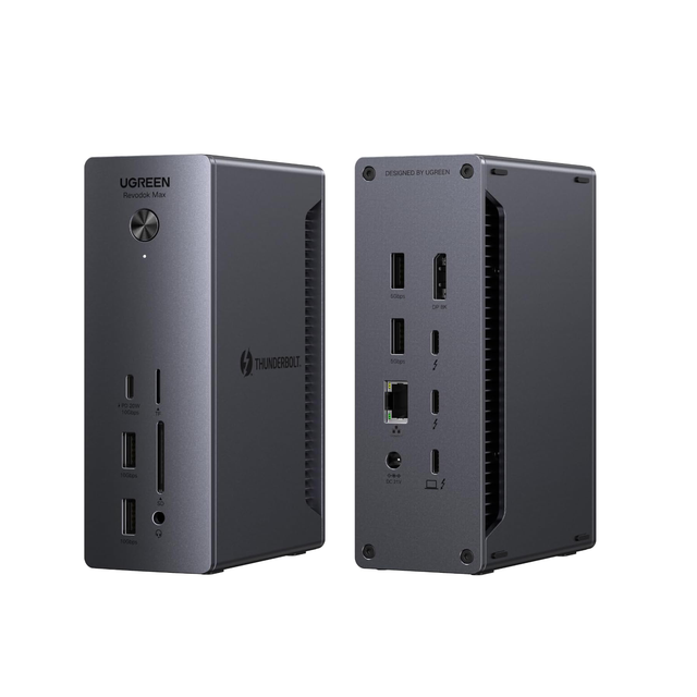 UGREEN Thunderbolt 4 Dock 13-in-1 40Gbps Docking Station with Dual 4K60Hz Single 8K Display, 90W Charging for Laptop