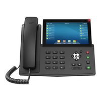 Téléphone IP d'entreprise Fanvil X7 avec écran tactile de 7 pouces, design élégant avec téléphonie de pointe, WIFI BT, téléphone SIP 20 lignes