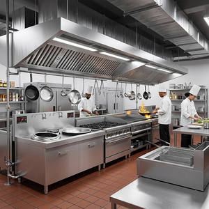 220-380V Single Head High Power 8-30kw Induction Range <b>Wok</b> for Commercial Kitchen Central Canteen Industrial Stove Equipment Hig - Product Image 6