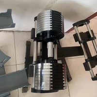 Ensemble d'haltères réglables en acier durable pour la vente en gros, 16/20/24/28/32/36/38/40/42/46/50 kg, augmentation par 2 kg, pour entraînement à domicile