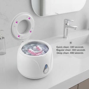 Vente directe usine : Nettoyeur ultrasonique multifonctionnel 45 kHz 180 ml avec affichage numérique pour prothèses dentaires, aligneurs, brosses à dents et bijoux - Product Image 5