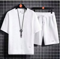 Ensemble de vêtements de sport pour hommes Cool Summer, t-shirt à manches courtes et short décontractés pour les loisirs