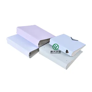 Großhandelspreis hochwertiges PP-Kunststoff benutzerdefiniertes Logo A3 A4 A5 A6 Ring-Binder 2 Loch mit Seilschnalle