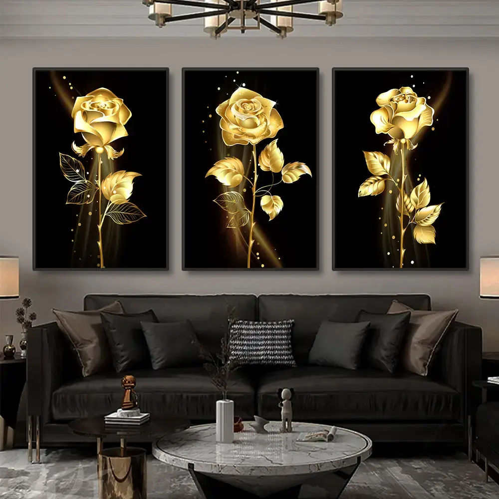 Großhandel Handarbeit Glas Kristall Porzellan Gemälde Goldener Schmetterling Benutzer definierte Wand kunst Tier Gedruckte Malerei