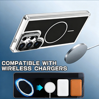 Coques de téléphone avec béquille pour Samsung Galaxy S25 Ultra S24 Plus S26 – Housse de luxe magnétique antichoc