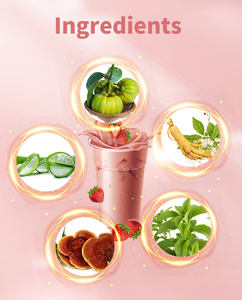 Té de Leche y Café Verde en Polvo <span class=keywords><strong>con</strong></span> Extracto de Hongos Herbales y <span class=keywords><strong>Ganoderma</strong></span> para Adultos, Venta al por Mayor de Fábrica - 10g *18 Sobres - Product Image 4