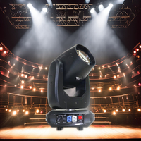 BFlight Sharpy Dj Light Beam Spot Mini 250W Moving Head Light Blanc Contrôle DMX512 Zoom 9-30 Ampoules Halogènes IP33 pour Parc à Thème et Scène