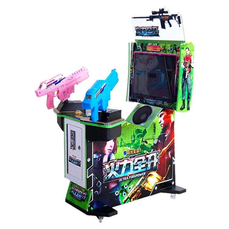 Prix bas 2 Joueurs De Course simulateur machines accepteur de pièces de monnaie de divertissement arcade cabinet jeu de tir