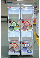 Distributeur automatique de capsules métalliques à monnayeur de couleur blanche, modèle Egg Twister, avec alimentation 110/220V