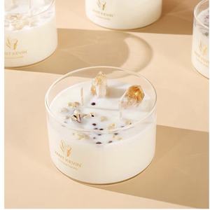 Bougie <span class=keywords><strong>en</strong></span> cire de soja parfumée à la <span class=keywords><strong>jasmin</strong></span> et à la lavande personnalisée pour les bars Cadeau idéal pour un mariage ou la fête des pères - Product Image 4