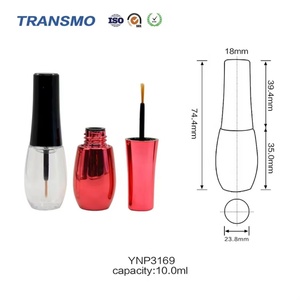 Eyelashes Tube Eyeliner Empty Container 10ml <b>Plastic</b> Empty-eyeliner-tubes Aluminum Liquid Eyeliner Bottle Empty Eyelash - Product Image 2