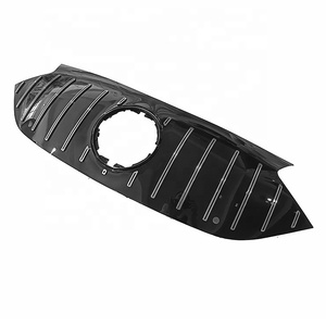 กระจังหน้า ABS สำหรับ Mercedes Benz EQE Class W295 ปี 2022 2023 รุ่น EQE350 EQE500 EQE43 <span class=keywords><strong>53</strong></span> สีดำเงาโครเมียมแบบตาข่าย - Product Image 2