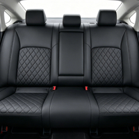 Housses de siège auto en cuir NAPA imperméables sur mesure OEM pour Civic A7 K5 - Protection toutes saisons