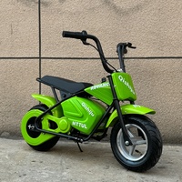 Mini moto électrique 300W pour enfants avec phares, scooter tout-terrain électrique, batterie 12V, grande voiture à pédales pour enfants