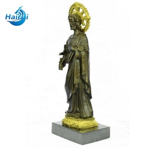 Escultura Religiosa Católica de Metal Fundido para Jardín Exterior, Tamaño Personalizado, Bronce Tradicional, Cristo, Jesús Sin Hogar, HR-339 Bro - Product Image 4