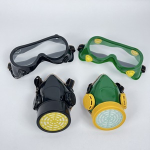 <span class=keywords><strong>Respirador</strong></span> de Gas <span class=keywords><strong>con</strong></span> Filtro Doble, Máscara de Polvo Reutilizable <span class=keywords><strong>con</strong></span> Gafas para Trabajadores DE LA Construcción, Pintores, Soldadores, Protección de Seguridad - Product Image 3
