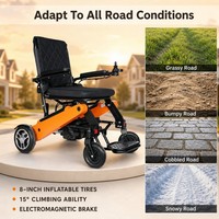 Kursi Roda Elektrik Lipat Tugas Berat Kapasitas Beban Tinggi Baterai Lithium Tahan Lama untuk Kebutuhan Mobilitas Pasien Disabilitas