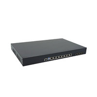 Firewall PC de 1U para Montaje en Rack, Intel I5 6400, 8 Puertos LAN, 4 Puertos 10G SFP, WiFi, 4G, Compatible con Linux, AES NI y Wake on LAN, Dispositivo de Red