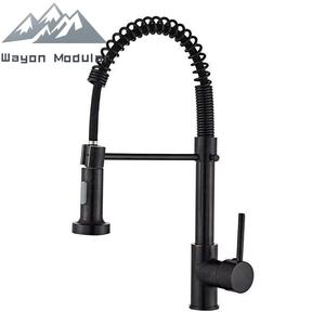 <span class=keywords><strong>Robinet</strong></span> de <span class=keywords><strong>cuisine</strong></span> moderne Wayon avec douchette à ressort en acier, contrôle de la température eau chaude et froide pour maison de luxe - Product Image 5