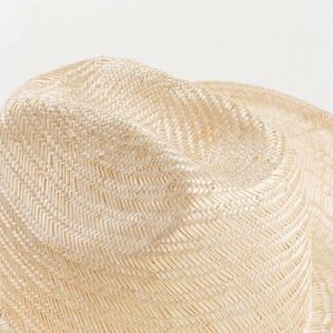Wholesale Men Women Wide Brim Panama <b>Straw</b> Beach <b>Hat</b> Luxury High Quality Sisal Hemp Cowboy <b>Hats</b> - Product Image 6