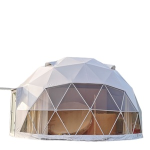 Carpa Domo de 6 Metros, Estructura Geométrica Redonda, Carpa de Lujo para las Cuatro Estaciones con Baño, Gran Espacio, para Uso en Campamentos al Aire Libre - Product Image 1