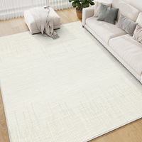Tapis de maison moderne simple antidérapant, style crème, puzzle, résistant à la saleté, pour canapé, table basse, chambre à coucher, sol, couverture de chevet