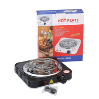Kompor Listrik Portabel Mini 1000W Daya Tinggi untuk Dapur, Pemanas Listrik untuk Kopi dan Memasak