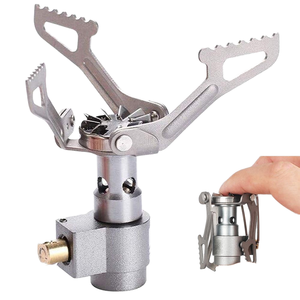 Offre Spéciale 25g <span class=keywords><strong>BRS</strong></span> alliage de titane Mini cuisinière à gaz Ultra-Lightportable haute qualité pliant Camping en plein air pour la randonnée utilisation à la plage - Product Image 5