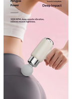 Mini Masajeador Muscular Doméstico, Pistola de Masaje Profesional para Relajación del Cuello, Masaje Deportivo Multifuncional para Cuerpo y Brazos