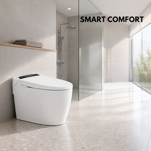 Inodoro Inteligente con Función de Bidé, Lavado Femenino, Asiento con Calefacción, Secador de Aire Caliente, Apertura Automática de la Tapa, Luz Nocturna y Control Remoto - Product Image 2