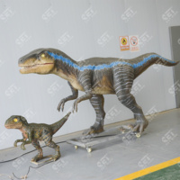 Dinosaure animatronique, petit Velociraptor bébé électrique pour exposition de dinosaures, costumes de dinosaures personnalisés, dinosaures