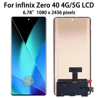 Écran de remplacement TECNO OLED 6.78 400cd+ pour Infinix Note 40 Zero 5G ORG Garantie 1 an Emballage personnalisé