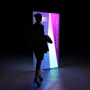 Boîte à lumière pliable sans cadre, éclairée sur mesure, portable, en tissu tendu, avec écran LED pour stand d'événements en extérieur et en intérieur - Product Image 6