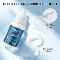 Colle adhésive pour perruques en dentelle 38ml à base d'eau, tenue extrême, imperméable, sans latex, séchage rapide, faible odeur, marque OEM, étiquette privée