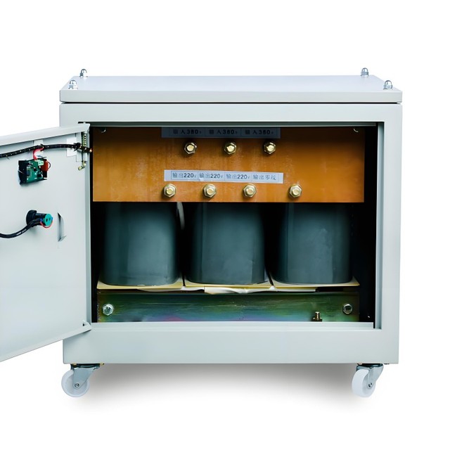 ANSI Standard 1-300KVA Low Voltage There Phase 690V 400V Dry Type Electrical Transformer for Industrial Power Supply