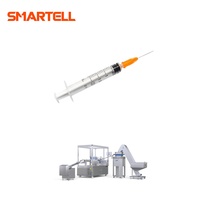 Machine d'assemblage automatique de seringues à insuline pour bouchons orange 0,5 ml 1 ml pour usine de fabrication