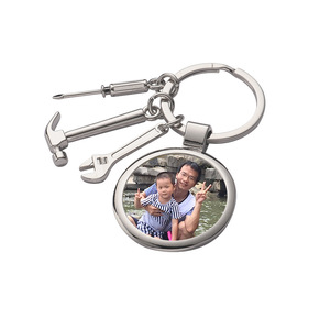 Llaveros Redondos Personalizables con Logotipo, para Sublimación, con Herramientas como Martillo, Destornillador y Llave Inglesa, Regalos para el <span class=keywords><strong>Día</strong></span> <span class=keywords><strong>del</strong></span> <span class=keywords><strong>Padre</strong></span> - Product Image 4