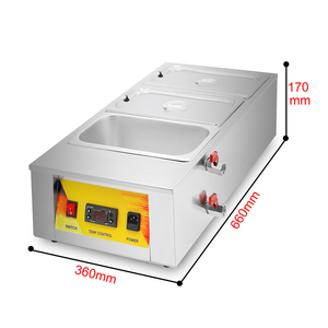 XEOLEO — chauffe-<span class=keywords><strong>chocolat</strong></span> électrique <span class=keywords><strong>professionnel</strong></span>, ml, avec trois cuves, pour la restauration - Product Image 3