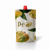 Bec transparent écologique Doypack sac alimentaire 100ml-300ml pochette de jus réutilisable étanche à l'humidité odeur caractéristique chaleur CPP pour l'eau